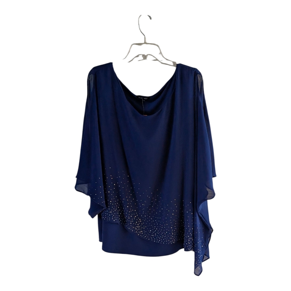 Roz & Ali Deep Blue Women's Tunic